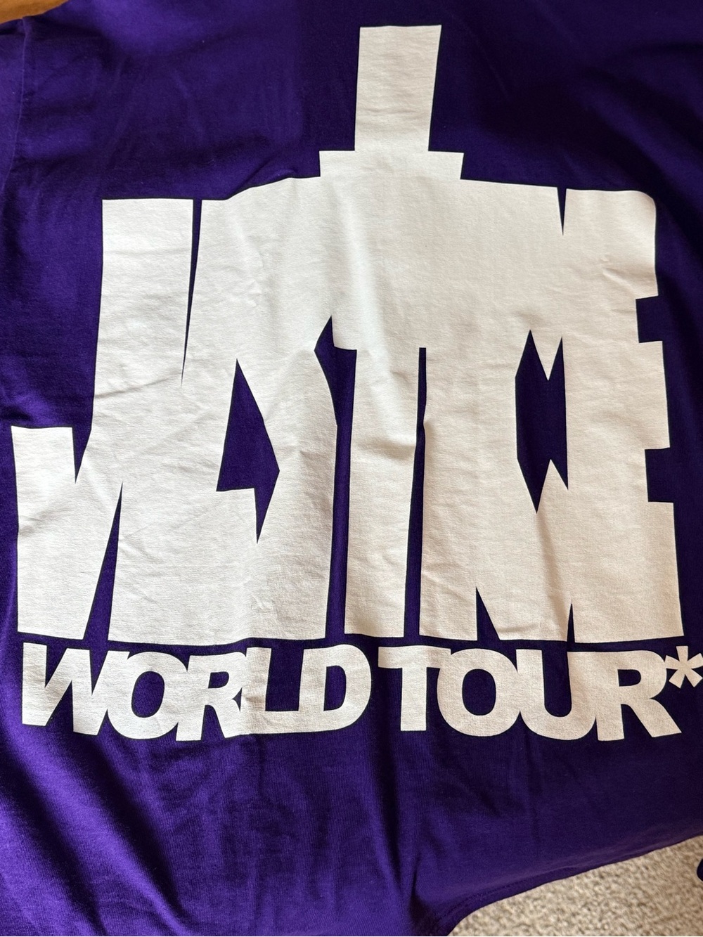 Justin Bieber’s World Tour Graphic Long Sleeve Tee - Size XL - Picture 4 of 8